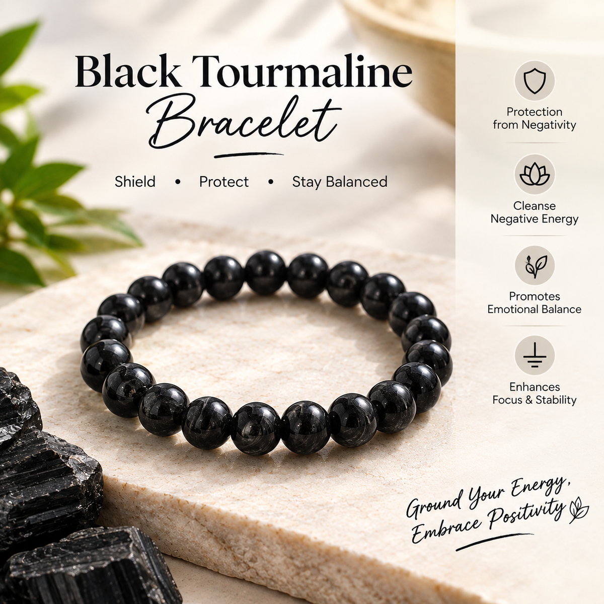 Black Tourmaline Bracelet